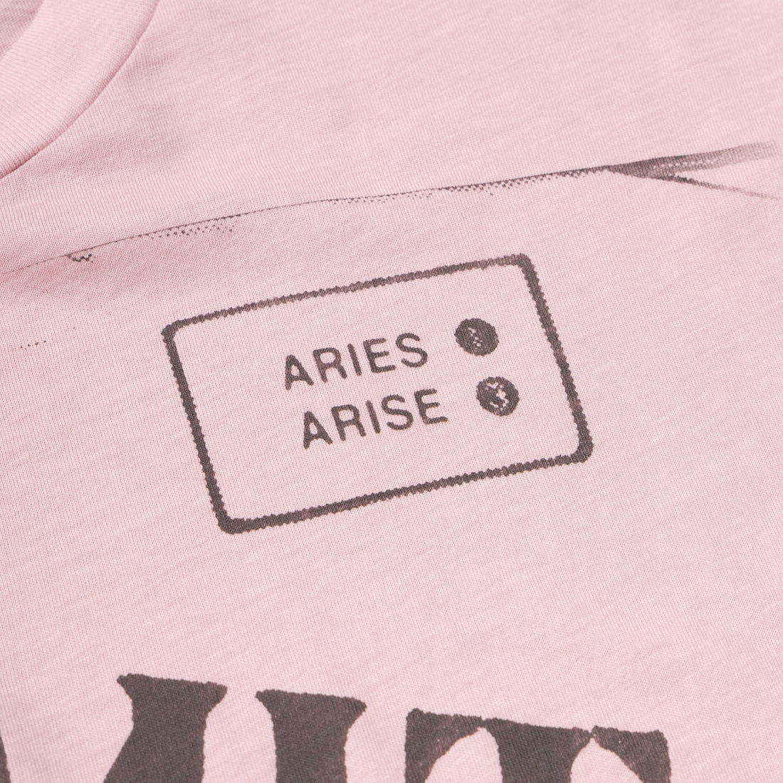 Aries Submit ss tee Pink