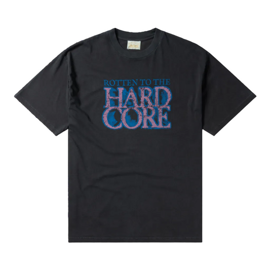 Aries faded hardcore ss tee Black