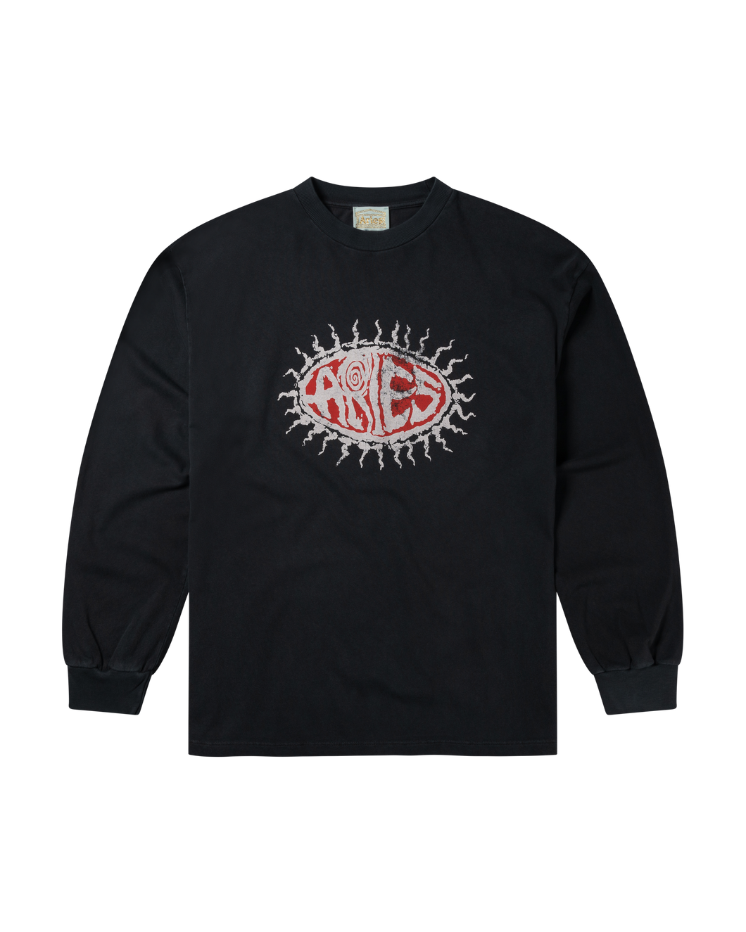 Aries Faded Grunge LS Tee Off White (Copy)