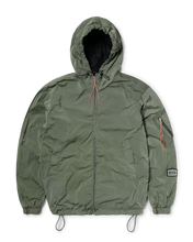 Load image into Gallery viewer, Aries Hooded Windcheater Jacket Green
