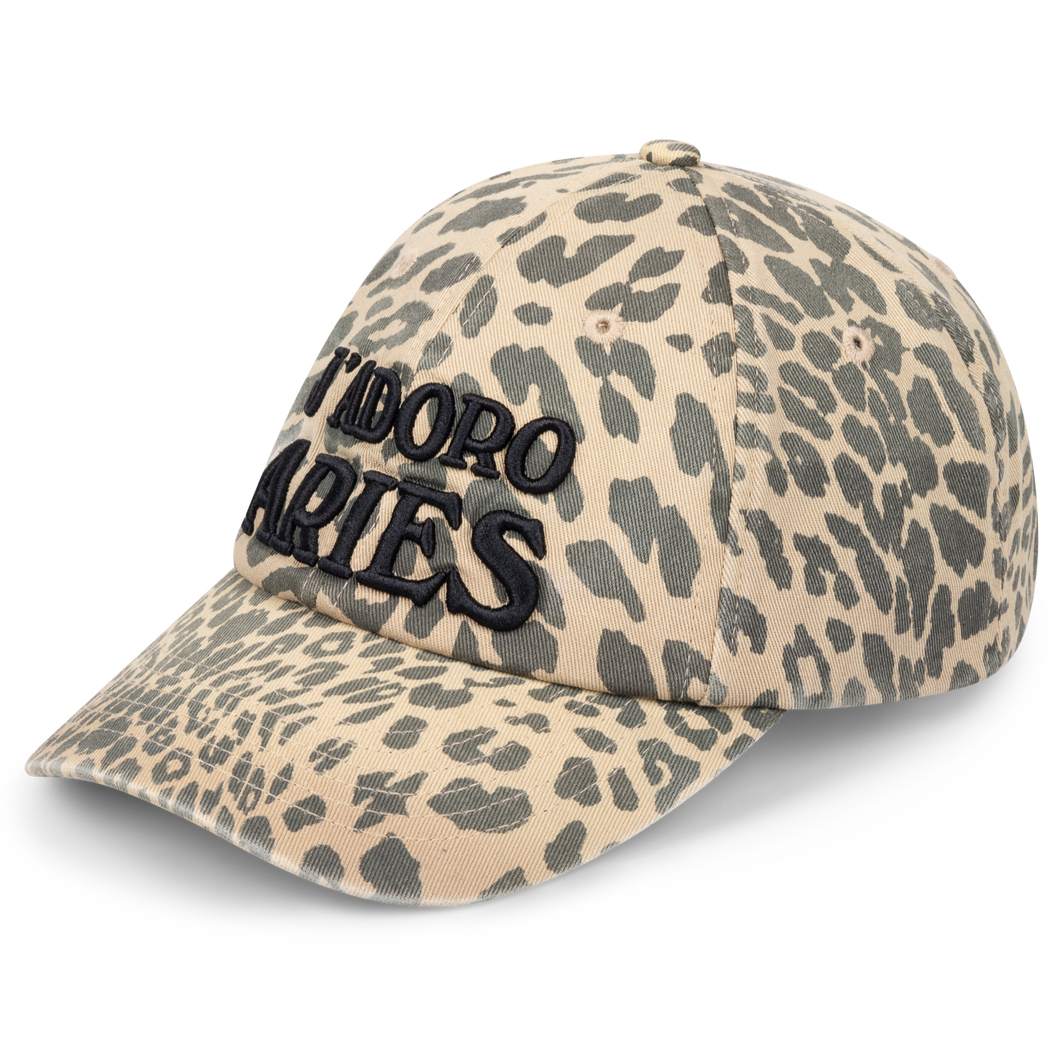 Aries J'adoro Aries Leopard Cap Beige