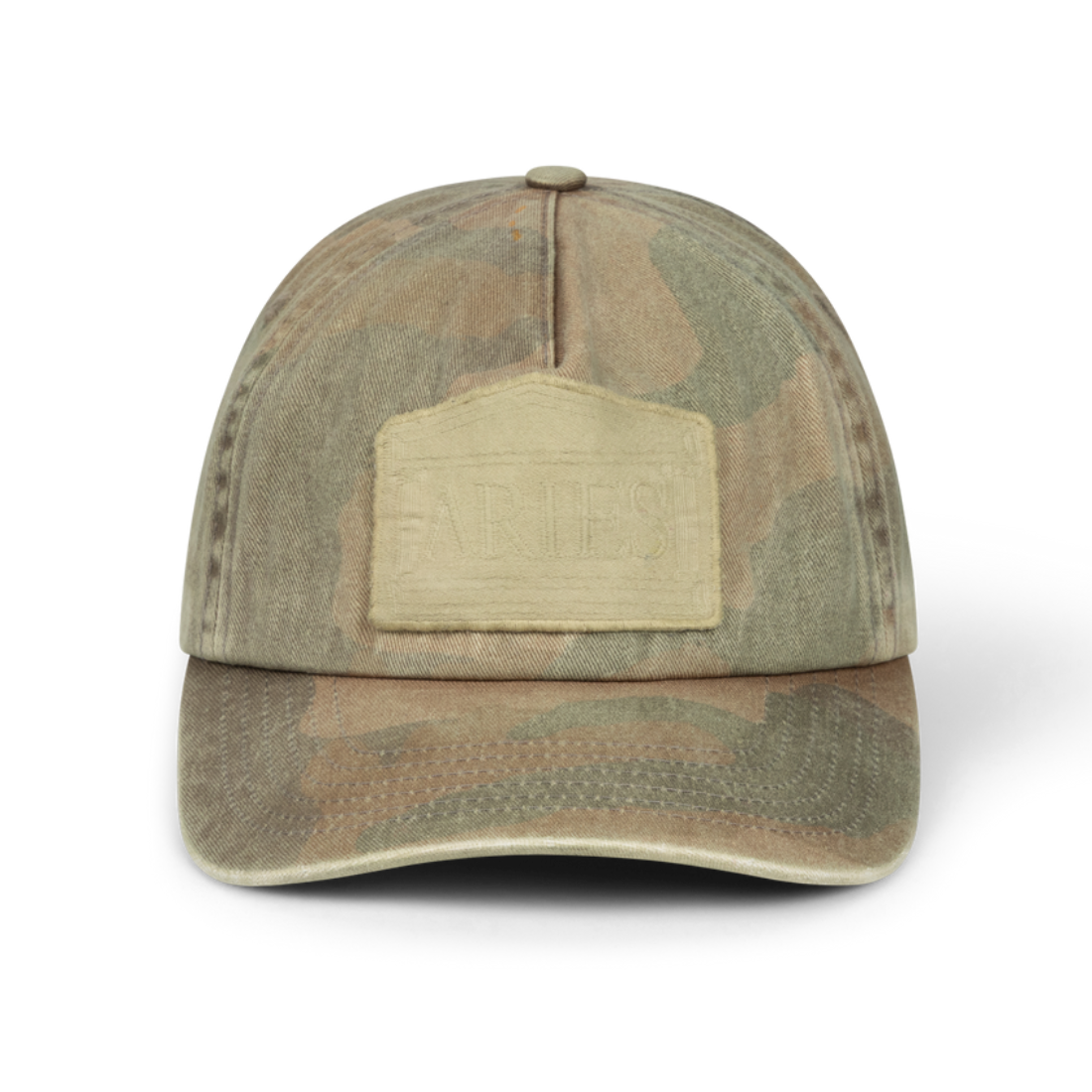 Aries Camo Temple Cap Olive
