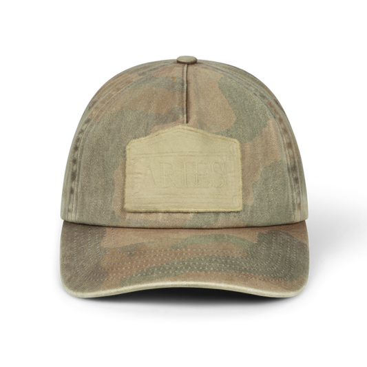 Aries Camo Temple Cap Olive