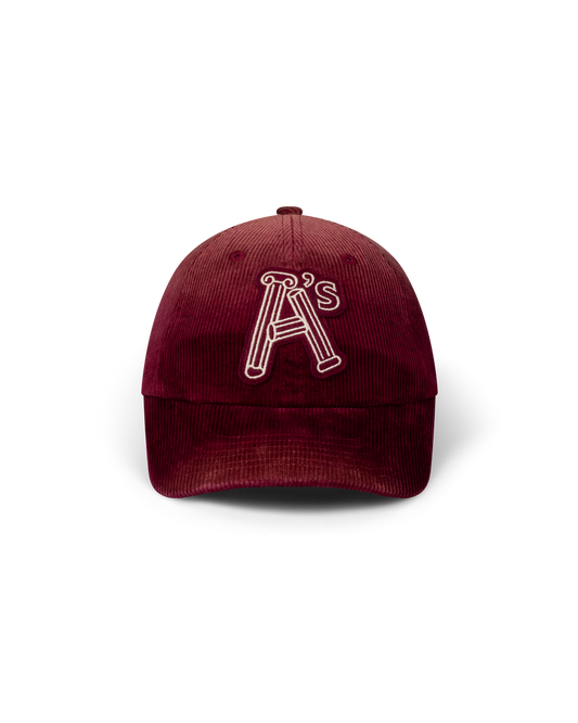 Aries Column A Cord Sunbleach Cap Red