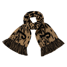 Load image into Gallery viewer, Aries J&#39;adoro Aries Leopard Scarf Scarf Beige
