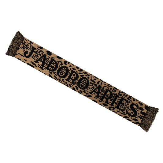 Aries J'adoro Aries Leopard Scarf Scarf Beige
