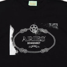 Load image into Gallery viewer, Aries Wiccan Ring SS Tee Black
