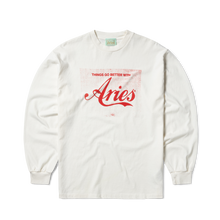 Load image into Gallery viewer, Aries Faded Cola LS Tee Off White
