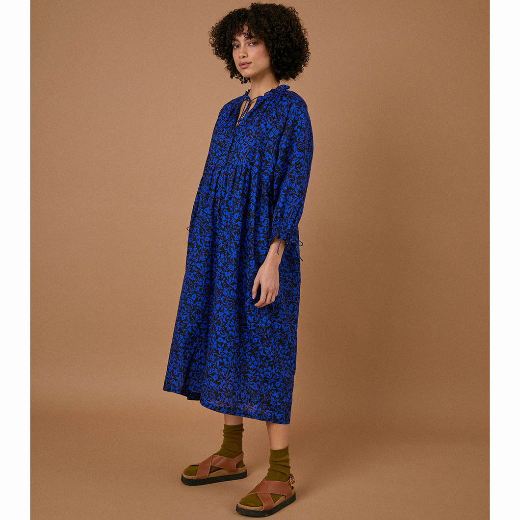 Sideline Astrid Dress Blue Print