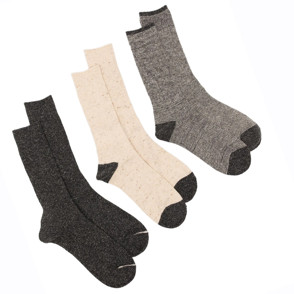 Anonymous Ism Nep American Rib Crew 3 Pack Charcoal