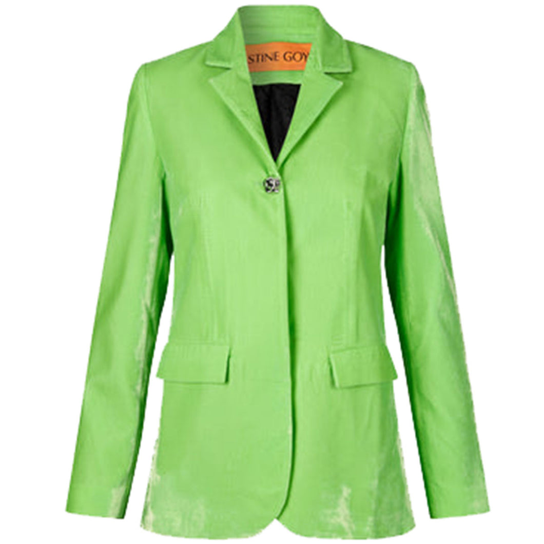 Stine Goya Archi Jacket Neon Green