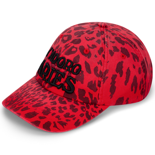 Aries J'adoro Aries Leopard Cap Red