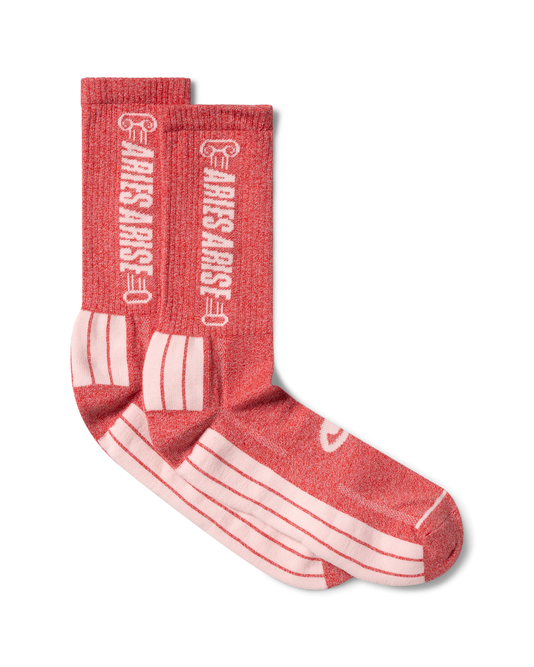 Aries Column Sock Pink / White
