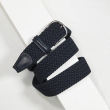 Load image into Gallery viewer, Andersons Classic Elastic Woven Belt Navy
