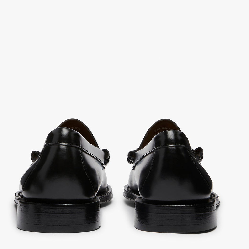 GH BASS Weejuns Larson Penny Loafers Black Leather