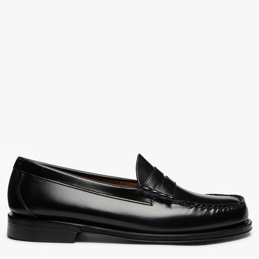 GH BASS Weejuns Larson Penny Loafers Black Leather