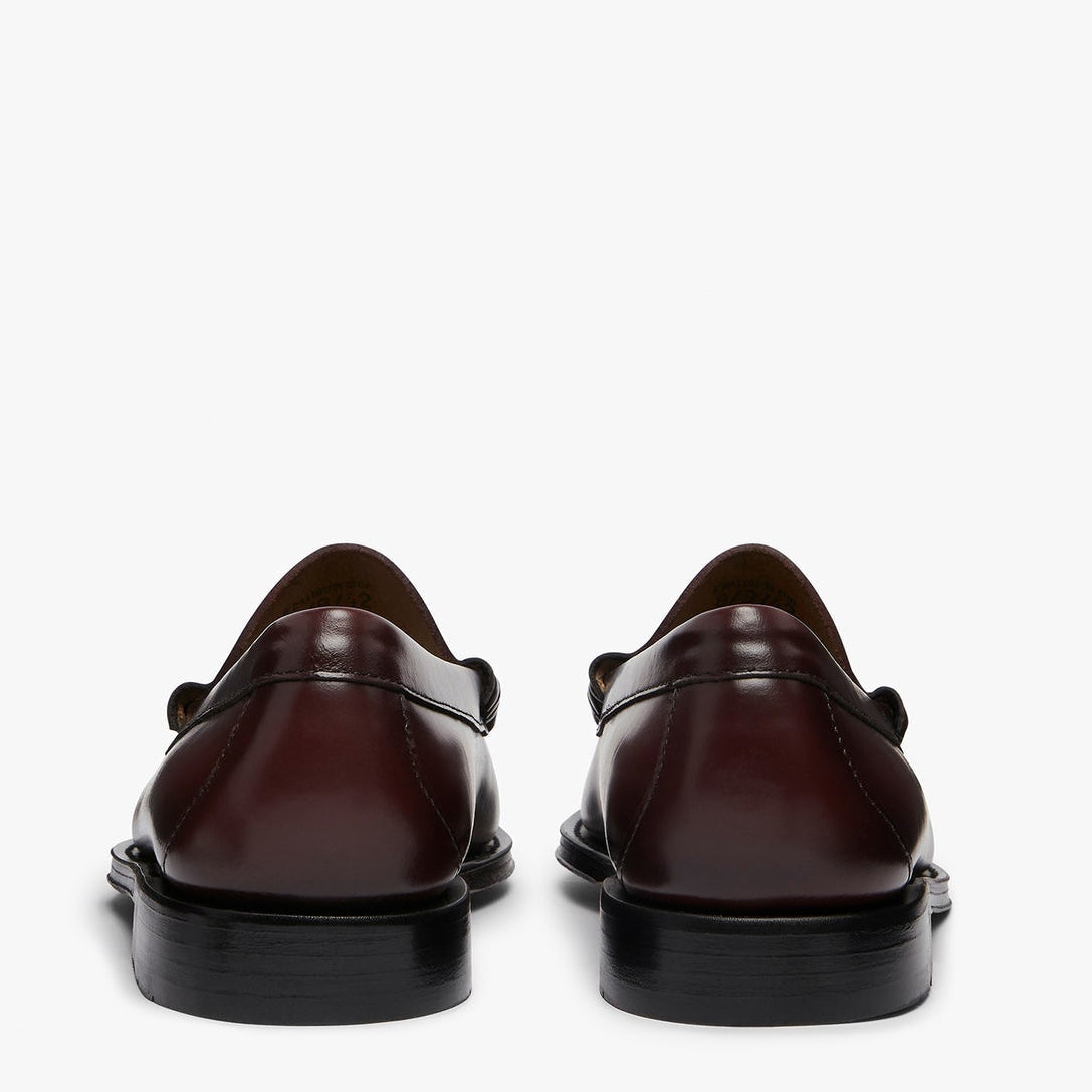GH BASS Weejuns Larson Penny Loafers Wine Leather