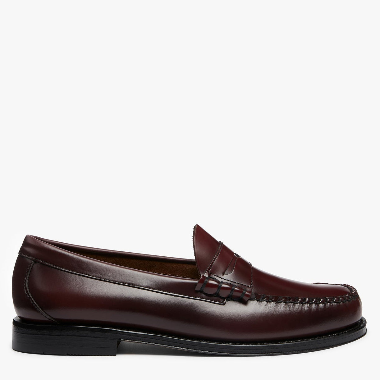 GH BASS Weejuns Larson Penny Loafers Wine Leather