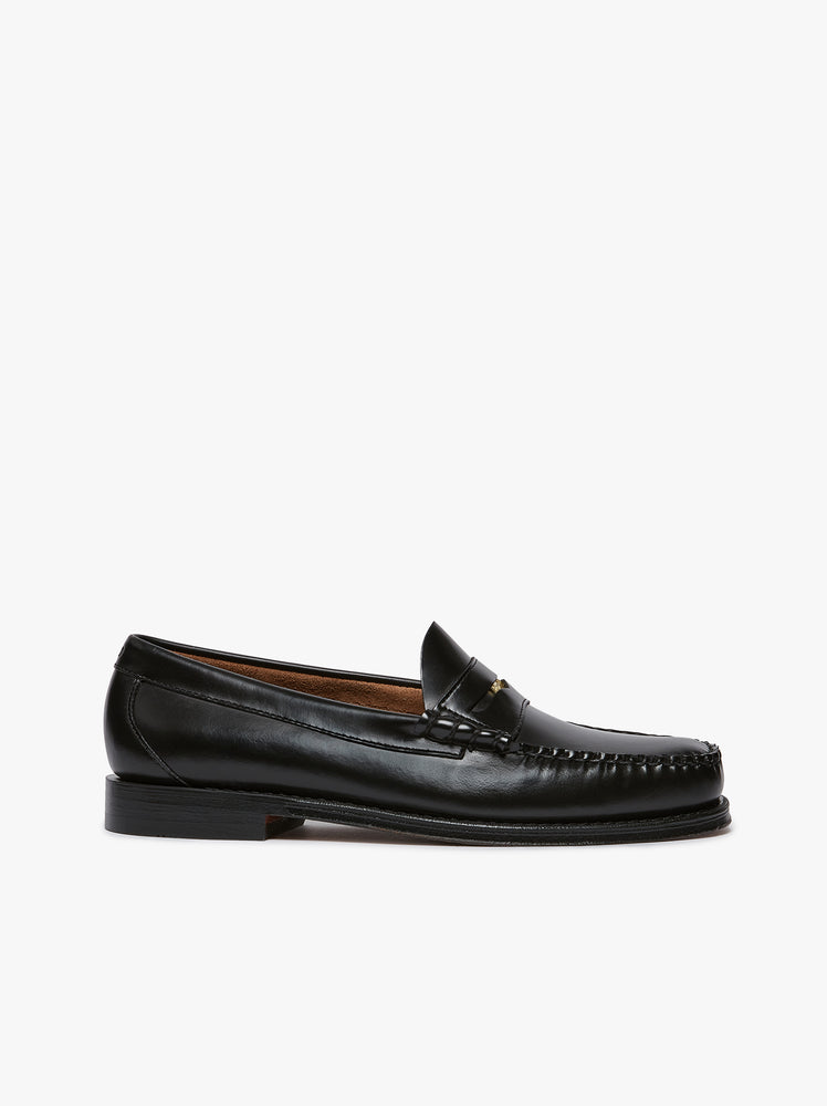GH BASS Weejuns Anniversary Larson Penny Loafers Black Leather