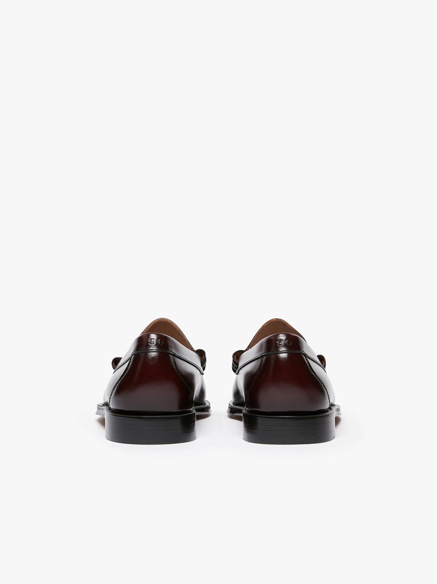 GH BASS Weejuns Anniversary Larson Penny Loafers Wine Leather