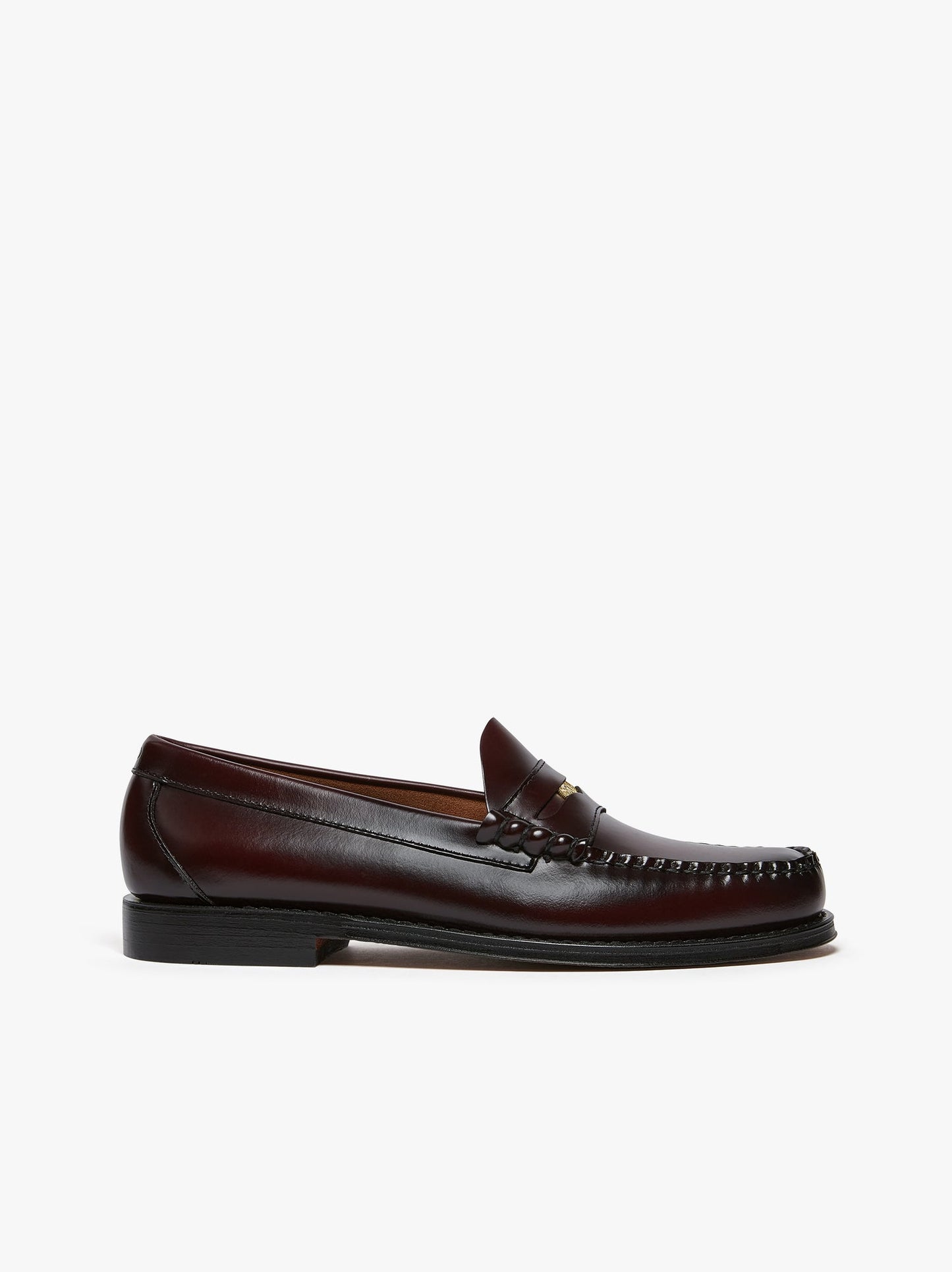 GH BASS Weejuns Anniversary Larson Penny Loafers Wine Leather