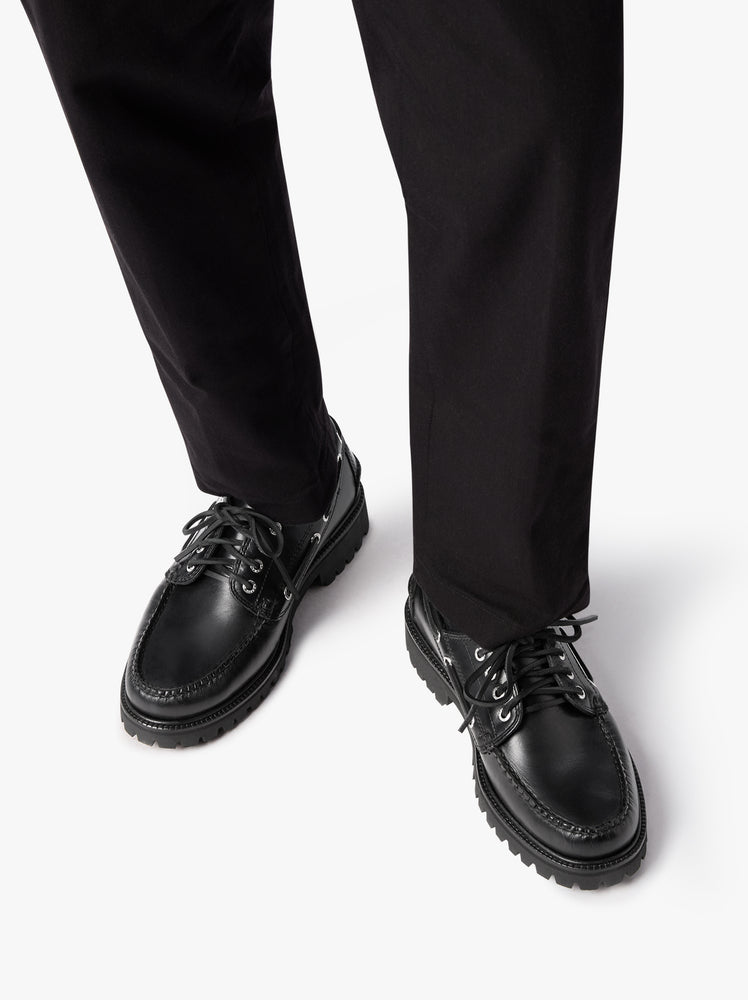 GH BASS Ranger Moc Anniversary Montgomery Black Leather