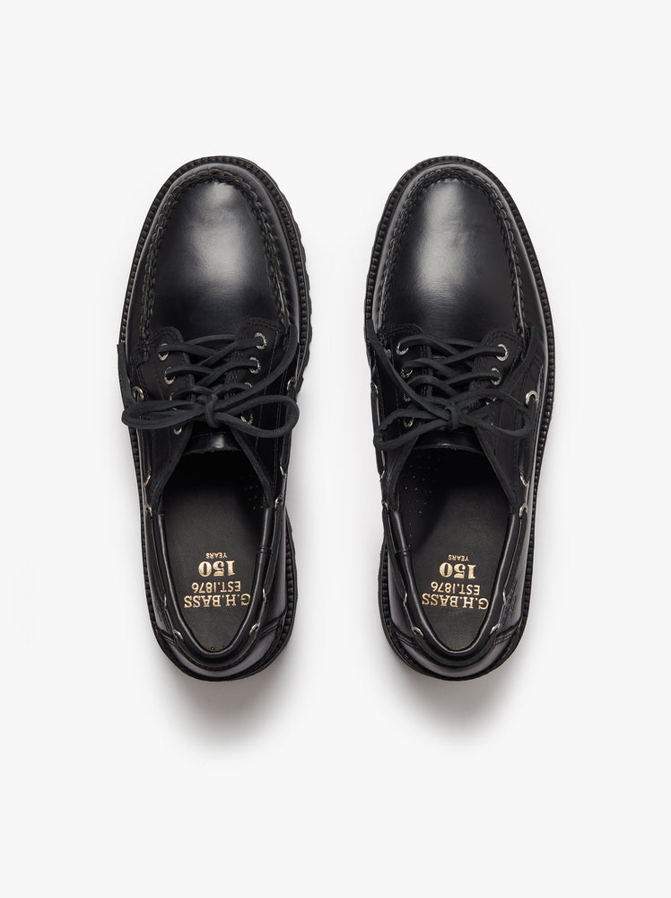 GH BASS Ranger Moc Anniversary Montgomery Black Leather
