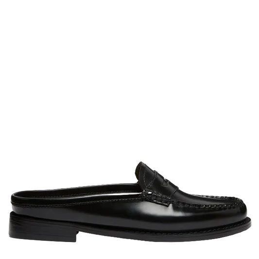 G.H.Bass Weejuns Penny Slides Black Leather