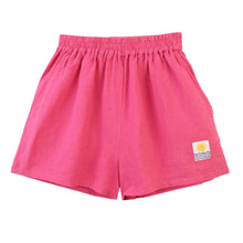 Load image into Gallery viewer, L.F.Markey Basic Linen Shorts Fuchsia
