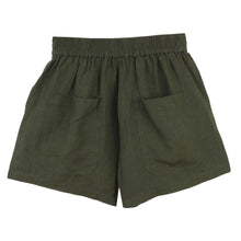 Load image into Gallery viewer, L.F.Markey Basic Linen Shorts Hunter Green
