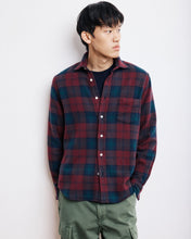 Load image into Gallery viewer, Hartford Paul Plaid Shirt Wine / Green
