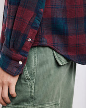 Load image into Gallery viewer, Hartford Paul Plaid Shirt Wine / Green
