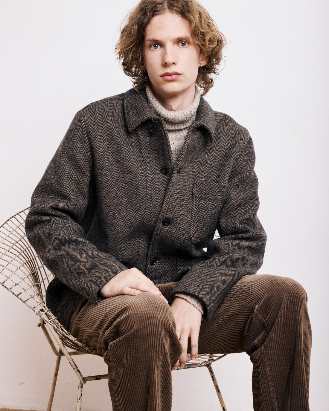 Hartford Jamison Woven Jacket Brown