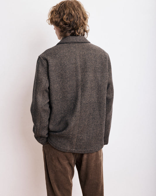 Hartford Jamison Woven Jacket Brown