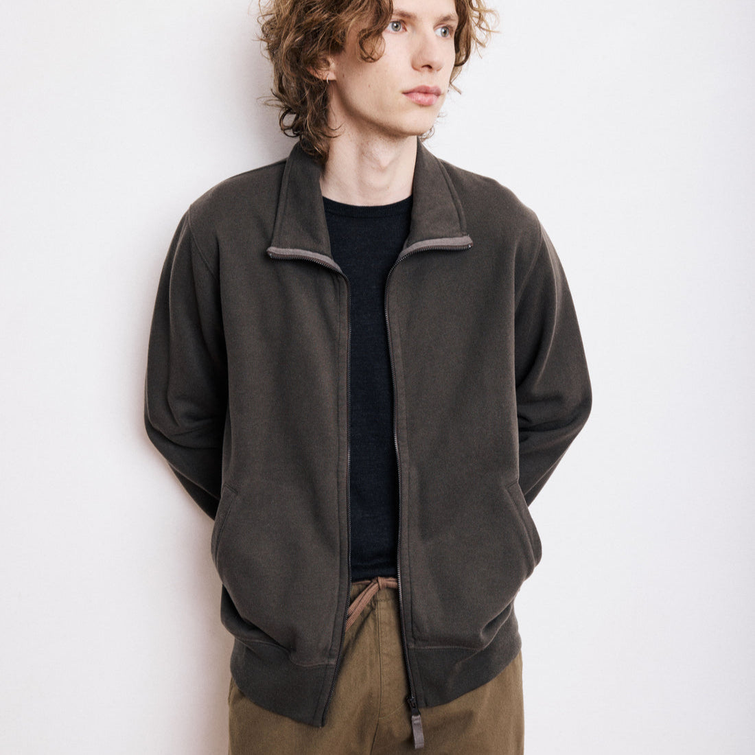 Hartford Sweatshirt Track Jacket Camo