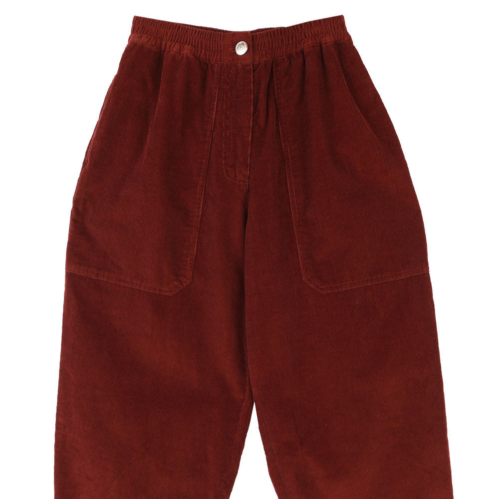 L.F. Markey Becket Crop Trouser Oxblood