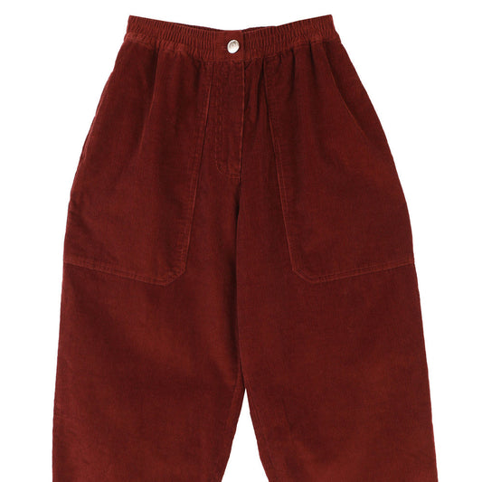 L.F. Markey Becket Crop Trouser Oxblood