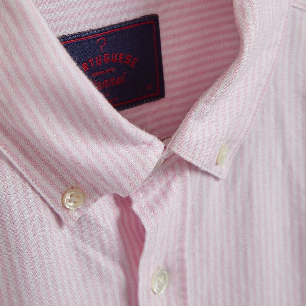 Portuguese Flannel Belavista Stripe Pink