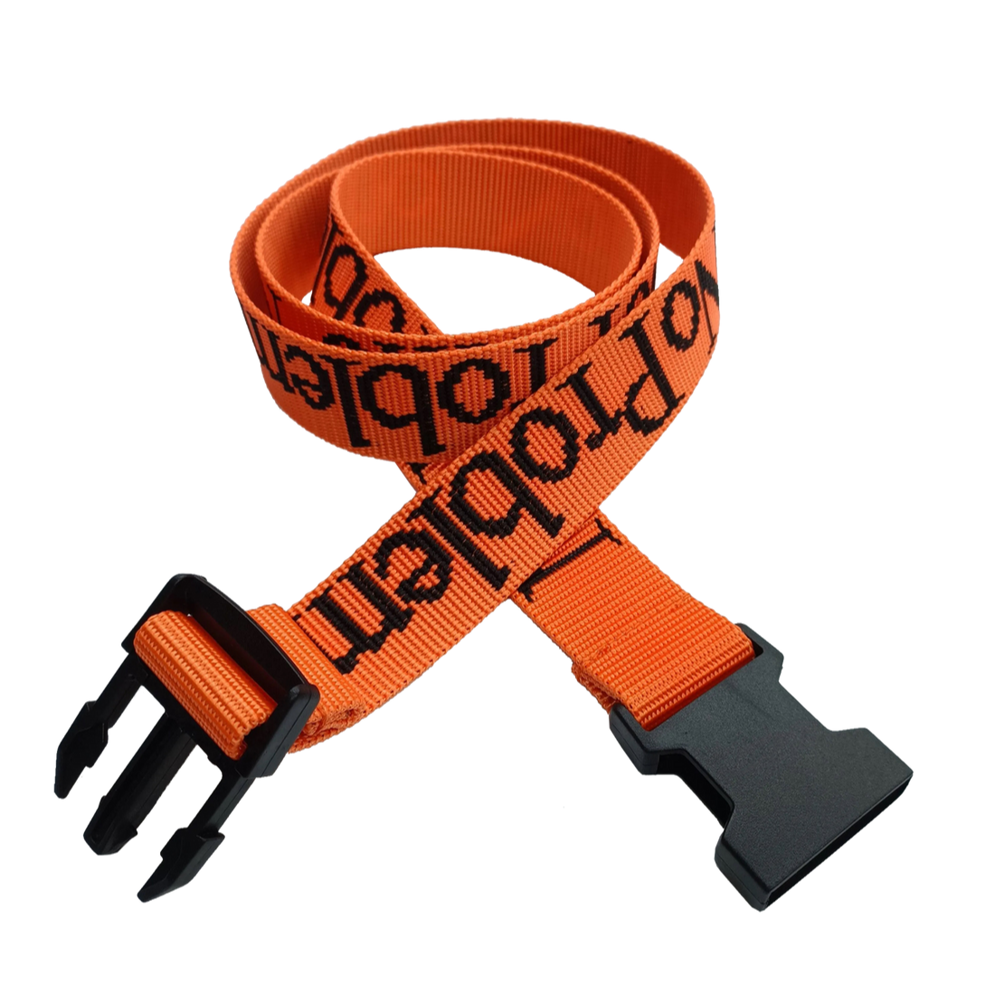 No Problemo Webbing Belt Orange
