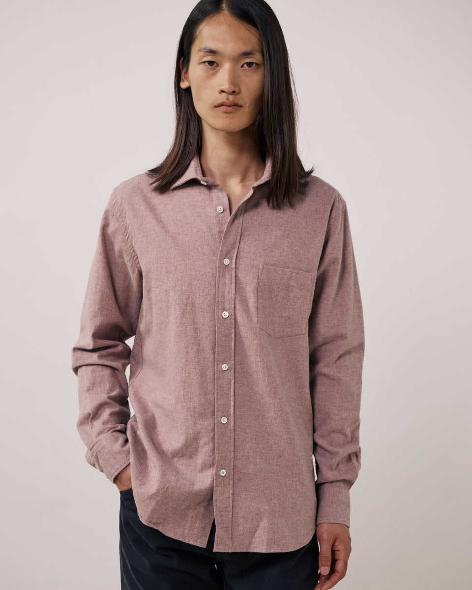 Hartford Paul Woven Shirt Old Pink