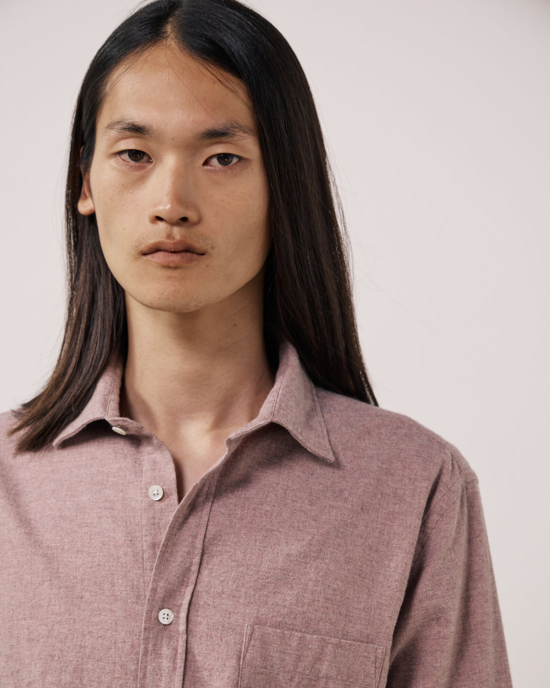 Hartford Paul Woven Shirt Old Pink