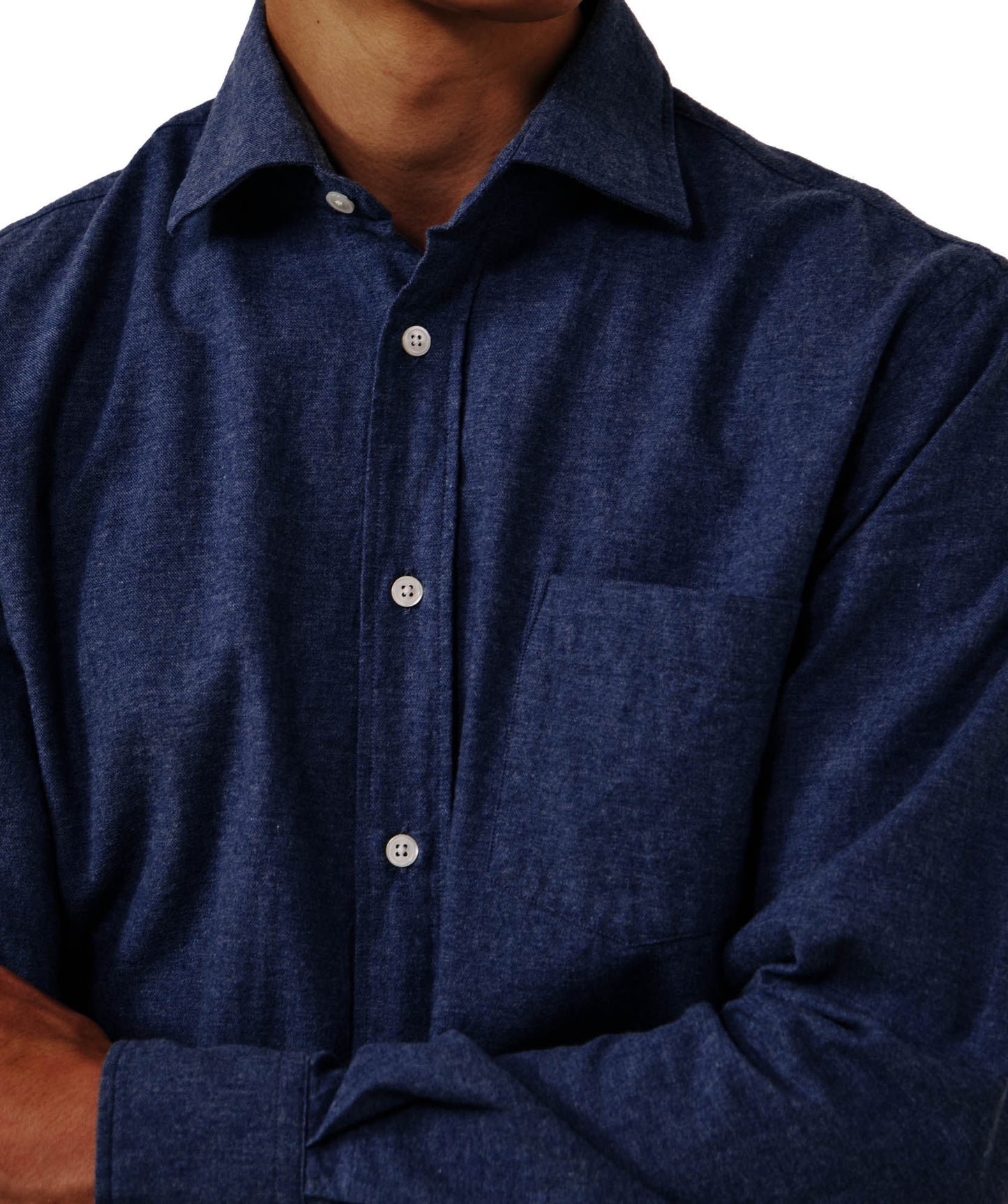 Hartford Paul Woven Shirt Navy