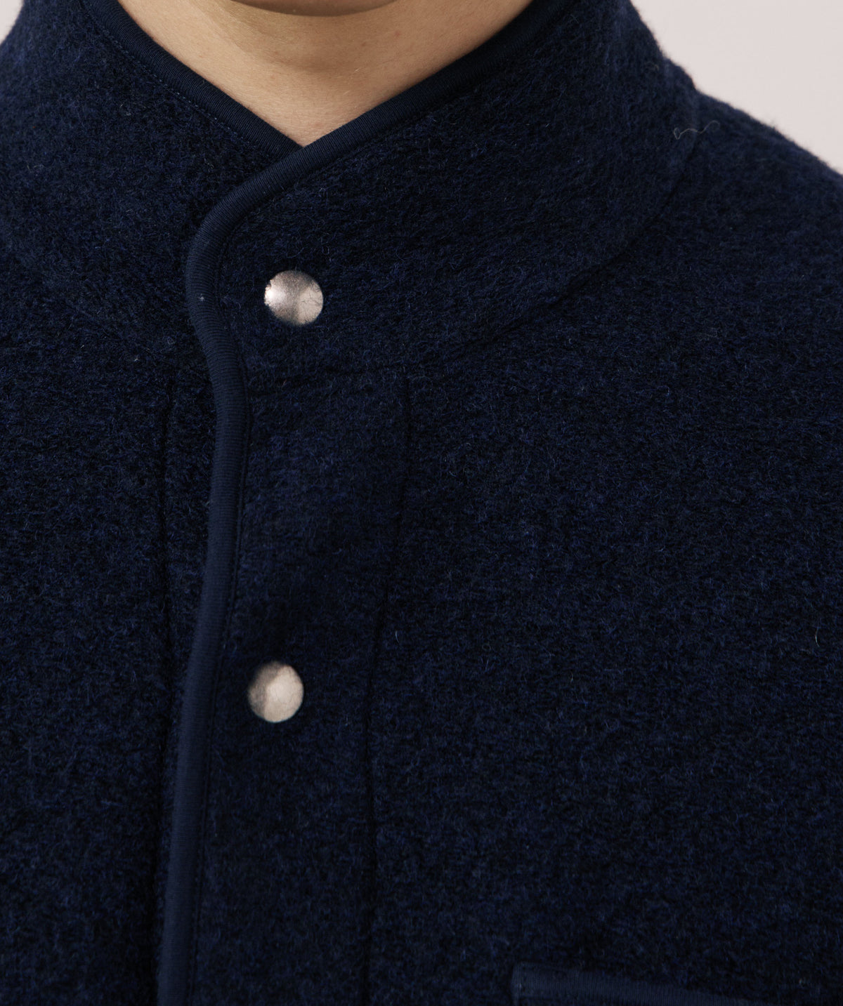 Hartford Fleece Jock Jacket Navy
