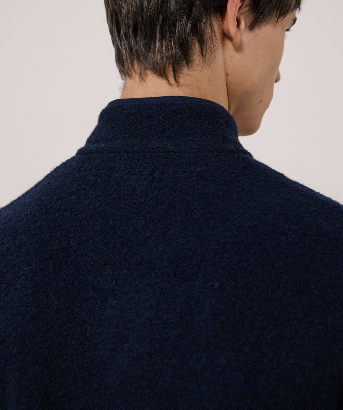 Hartford Fleece Jock Jacket Navy