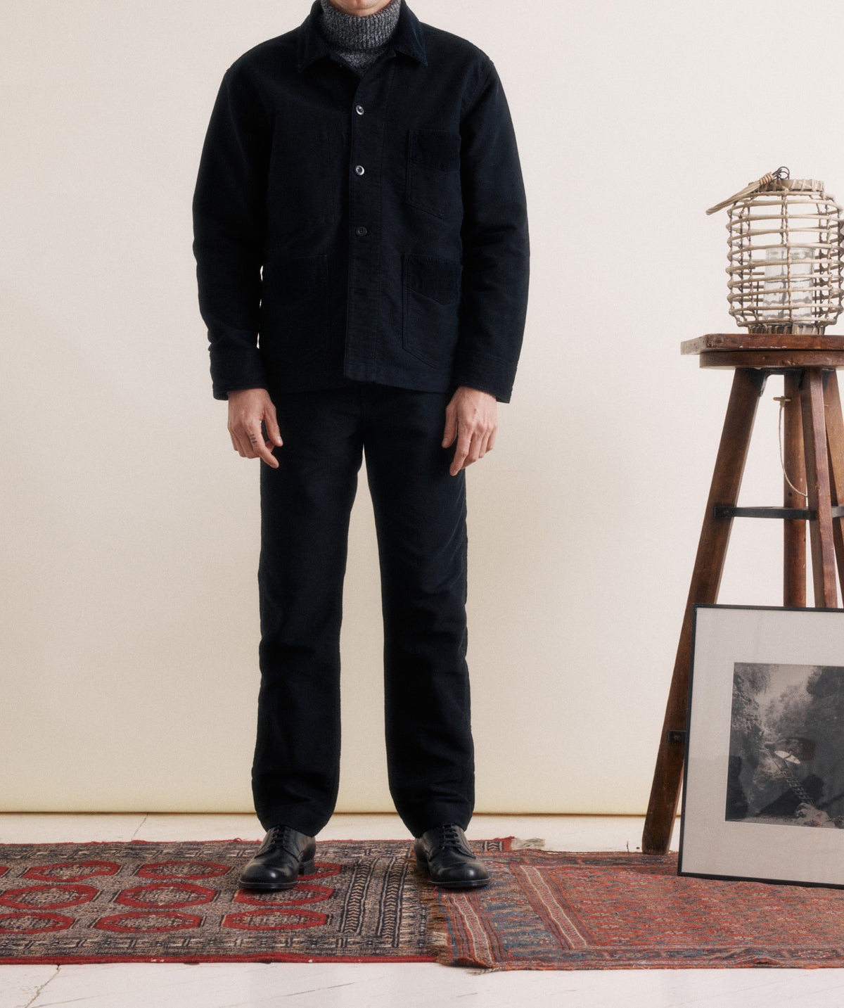 Hartford Bush Jacket Charcoal