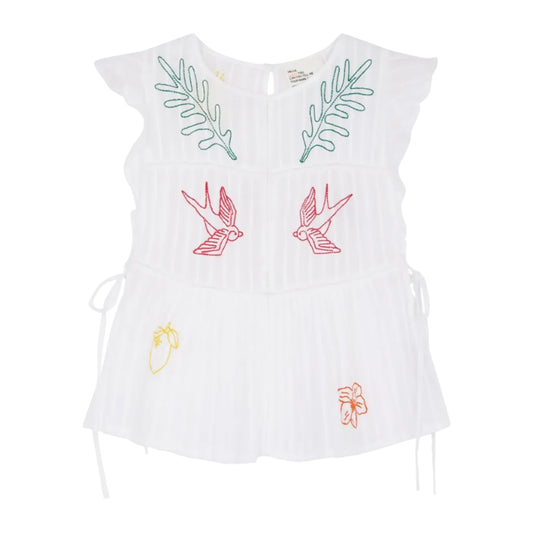 Leon & Harper Conor Blouse White
