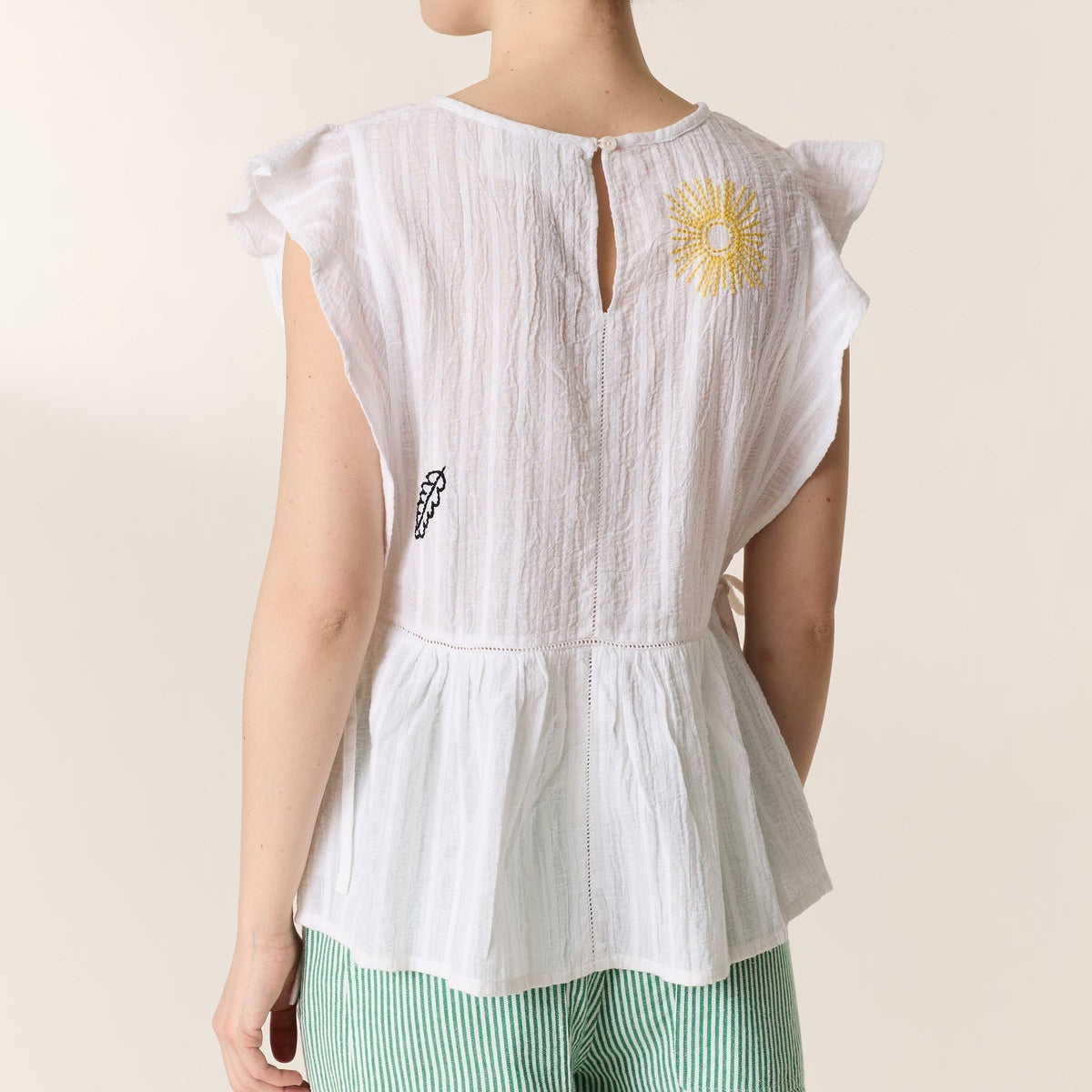 Leon & Harper Conor Blouse White