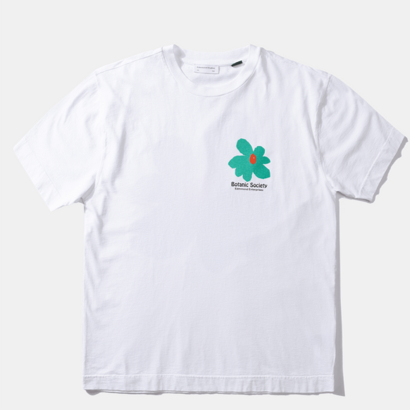 Edmmond Studios Botanical Society T-Shirt Plain White