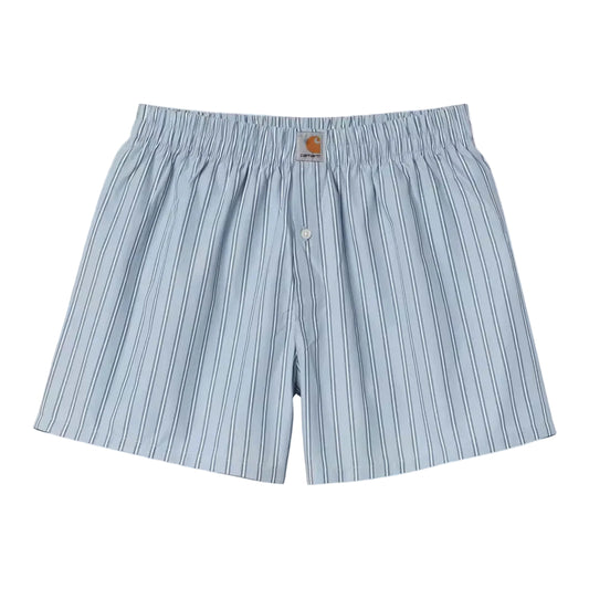 Carhartt WIP Cotton Boxer Grimsby Stripe, Blue Fog