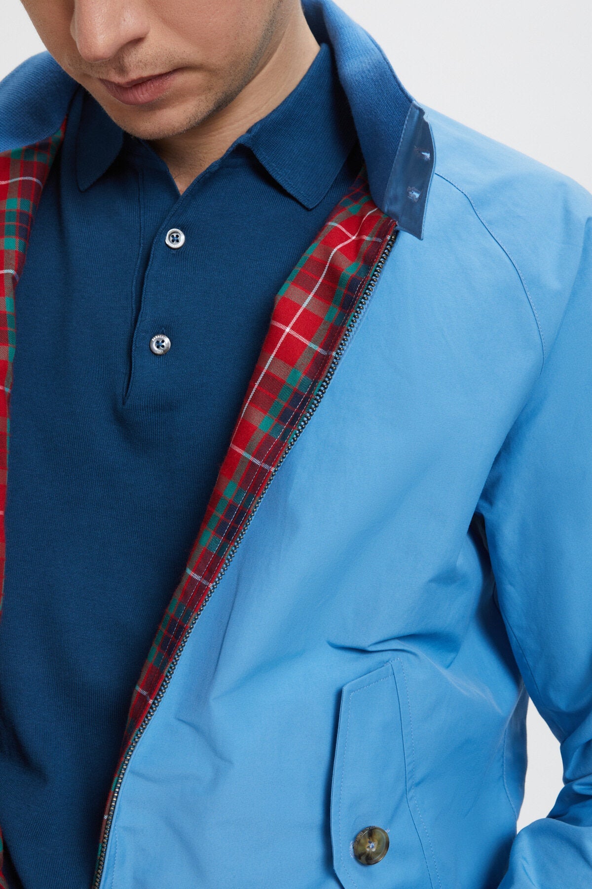 Baracuta G9 Harrington Heritage Blue